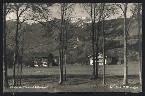 AK Brannenburg a. Inn, St. Margarethen mit Wildalpjoch