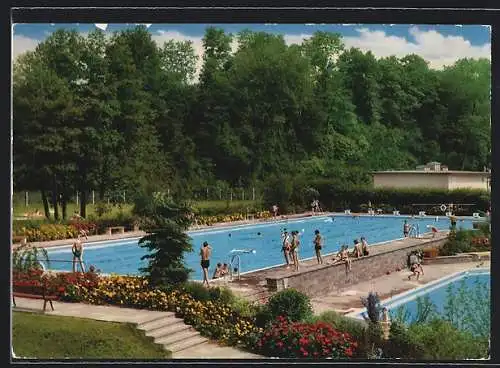 AK Renchen am Schwarzwald, Belebte Partie im Schwimmbad