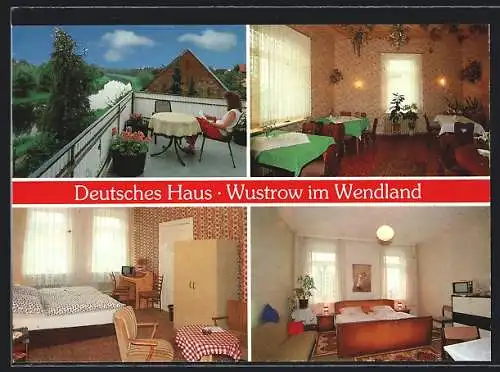 AK Wustrow / Wendland, Hotel-Pension Deutsches Haus