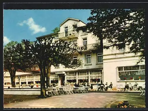 AK Malente-Gremsmühlen, Terrasse am Hotel Dieksee