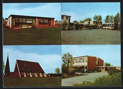 AK Kisdorf /Segeberg, Verschiedene Ortspartien, Die Kirche