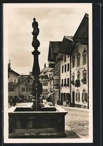 AK Bad Tölz, Brunnen am Jungmayrplatz