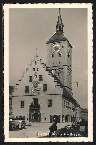 AK Deggendorf, Ansicht vom Rathaus