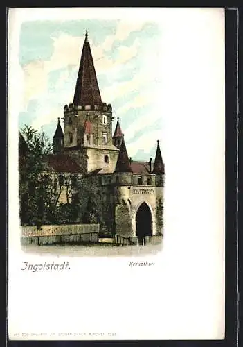 AK Ingolstadt, Blick zum kreuztor