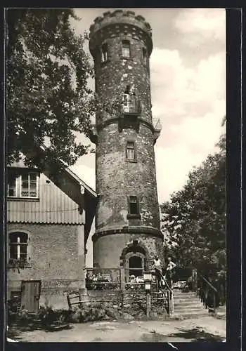 AK Oybin /Zittauer Gebirge, Turm auf dem Hochwald