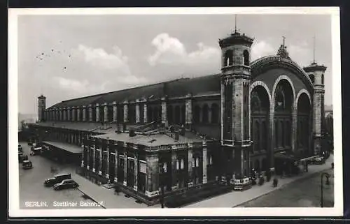 AK Berlin, Stettiner Bahnhof, Invalidenstrasse