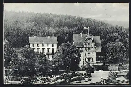 AK Heigenbrücken, Hotel Löwengrube, Bes. J. Pfister