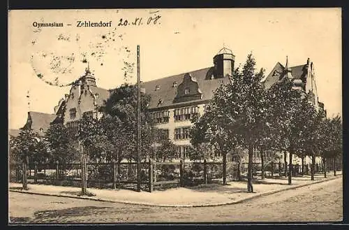 AK Berlin-Zehlendorf, Partie am Gymnasium