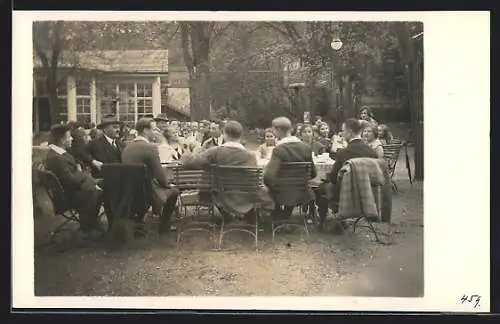 Foto-AK Wiesbaden, Garten-Restaurant Nerotal 1925