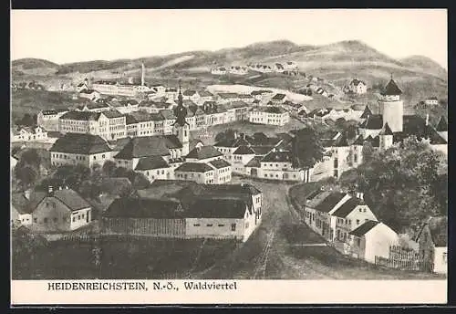 AK Heidenreichstein, Waldviertel, Blick in den Ort