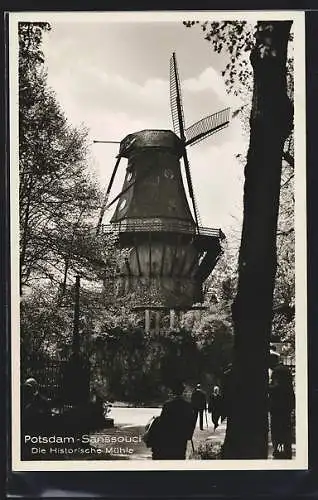 AK Potsdam-Sanssouci, Historische Windmühle