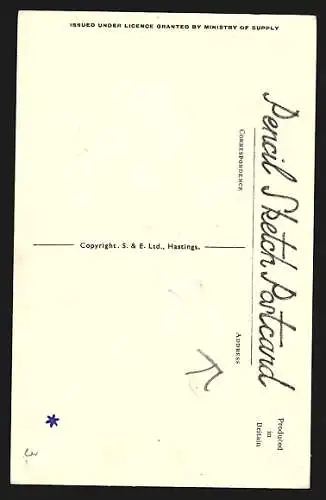 Künstler-AK Mayfield, Arqos Hill Windmill