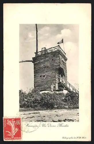 AK Sannois, Un Vieux Moulin