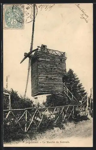 AK Sannois, Le Moulin, Windmühle