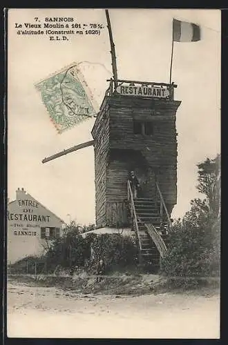 AK Sannois, Le Vieux Moulin, Restaurant