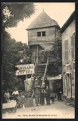 AK Sannois, Vieux Moulin, Hotel