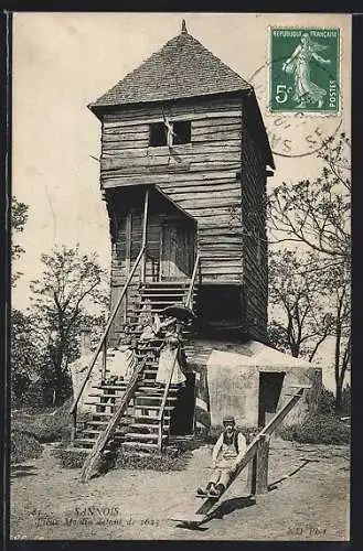 AK Sannois, Vieux Moulin, Windmühle