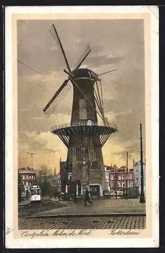 AK Rotterdam, Oostplein, Molen de Nord