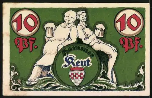 Notgeld Hamm /Westf. 1921, 10 Pfennig, Hammer Keut