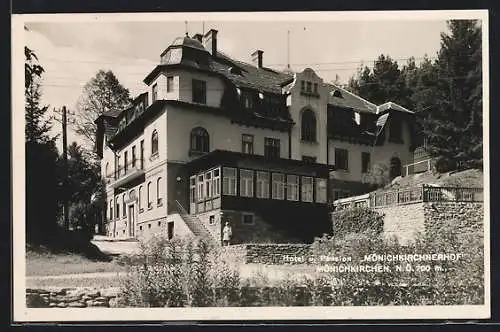 AK Mönichkirchen, Hotel Mönichkirchnerhof im Sommer