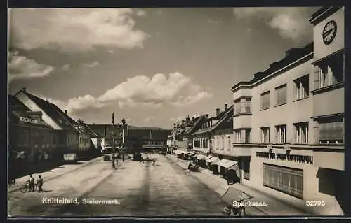 AK Knittelfeld, Strasse an der Sparkasse