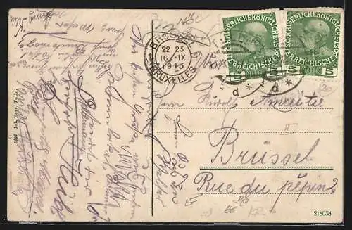 AK Tulln a. D., Wienerstrasse, St. Pöltnerstrasse, Donaubrücke