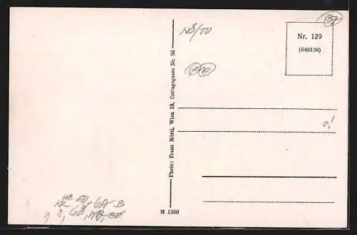 AK Absdorf a. d. Franz Josefsbahn, Ortspartie mit Kriegerdenkmal