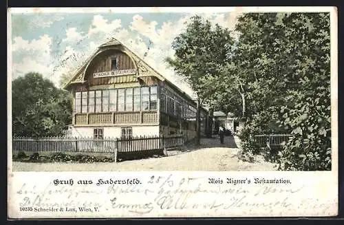 AK Hadersfeld, Alois Aigners Restaurant