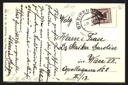 AK Hadersfeld /Wienerwald, Café-Restauration, Fernblick von Hadersfeld nach Greifenstein, Obelisk