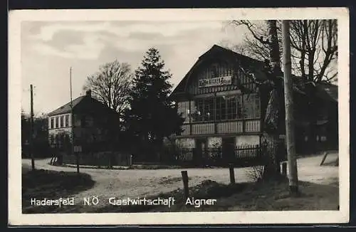 AK Hadersfeld, Gasthaus Gastwirtschaft Aigner