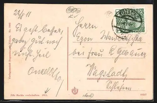 AK Villach, Teilansicht mit Häusern