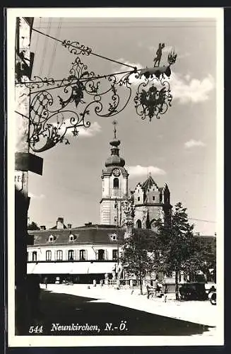 AK Neunkirchen, Partie am Hauptplatz