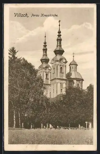 AK Villach, Perau, Die Kreuzkirche