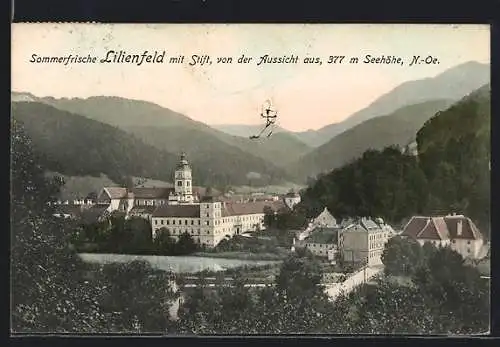 AK Lilienfeld, Totalansicht mit Stift