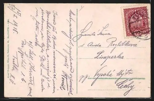 AK Tulln, Dampfer vor dem Ort