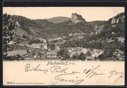 AK Muckendorf, Blick in den Ort