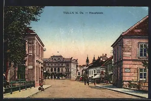 AK Tulln, Passanten am Hauptplatz