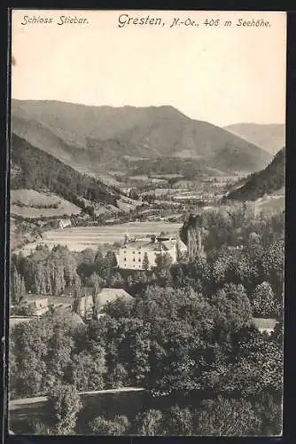 AK Gresten, Schloss Stiebar mit Talblick