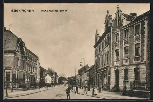 AK Euskirchen, Blick in die Münstereifelerstrasse