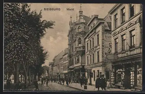 AK Siegburg, Blick zum Markt