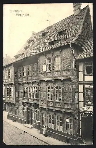 AK Hildesheim, Gasthaus Wiener Hof