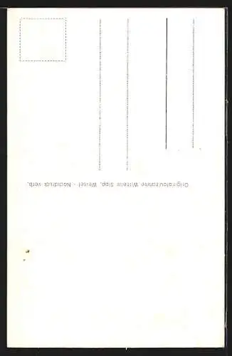 AK Weisel / Rhein, Blick zur Kirche im Ort, Heimat-Gedicht