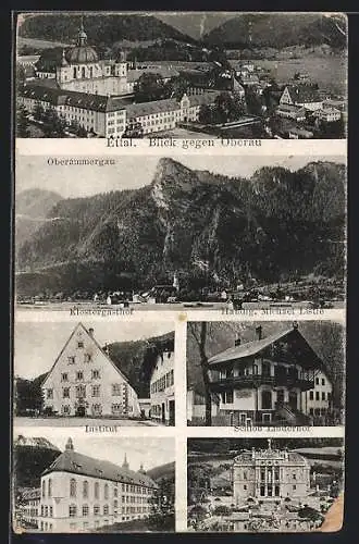 AK Ettal, Klostergasthof, Handlung Michael Listle, Institut