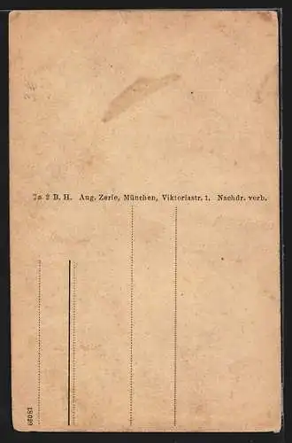 AK Ettal, Klostergasthof, Handlung Michael Listle, Institut