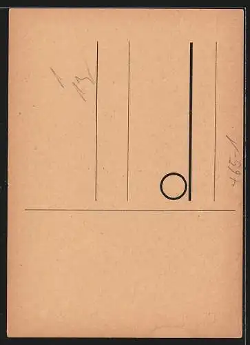 Künstler-AK Berlin, Ruine des Anhalter Bahnhof