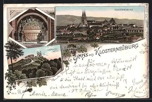 AK Klosterneuburg, Leopoldsberg, Fassrutschen im Stiftskeller