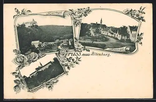 AK Altenburg, Rosenburg, Stift Altenburg, Ortspartie