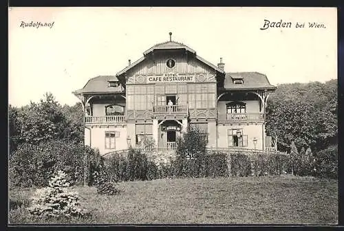 AK Baden, Café-Restaurant Rudolfshof
