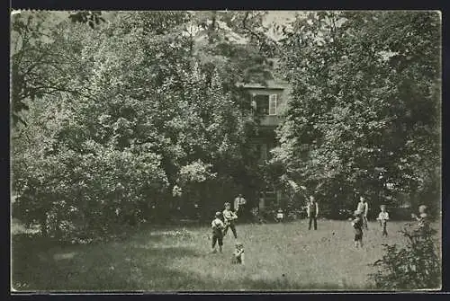 AK Maria-Enzersdorf, Park der gemeinnützigen Baugenossenschaft