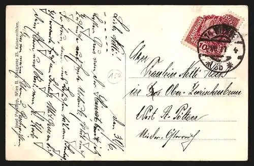 AK Gross Graben, Gasthaus Lorenz Berger